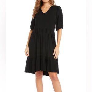 Soya Concept Women’s size Medium Radia Black A Line Pesant Dress